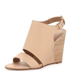 Vince Karen Leather Wedge Sandal